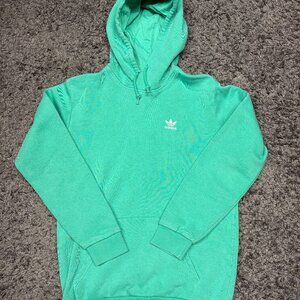 Adidas Mens Essentials Hoodie - Mint Green Size Small Great Condition